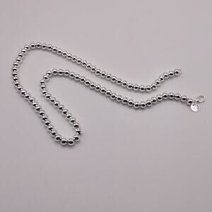 925 Sterling Silver Pearl Necklace Fashion Jewelry Valentine's Birthday Gift New